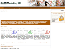 Tablet Screenshot of marketing-xxi.com